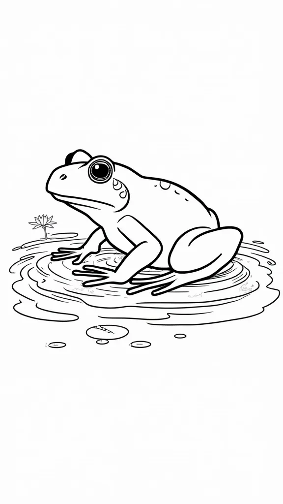 coloriage du cycle de vie de grenouille